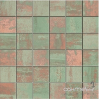 Мозаика 30x30 Apavisa Patina Mosaico 5x5 G-1732 Lappato Green (зеленая)