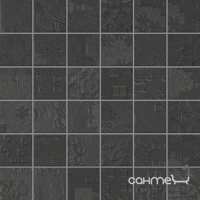 Мозаика 30x30 Apavisa Rendering mosaico Decor 5x5 G-1756 Black Natural (черная)