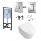 Унітаз із кришкою Sc Villeroy&Boch Omnia architectura 5684H101 + інсталяція Grohe Skate 38775/38750