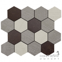 Мозаїка 26x30 Apavisa Outdoor Mosaico Hexagonal G-1756 Policromatico Natural