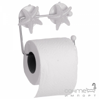 Тримач для туалетного паперу з присосками Arino Біла морська зірка 10429
