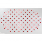 Коврик для ванны силиконовый красный Arino 30783