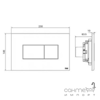 Подвесной унитаз Volle Nemo Rimless Slim 13-17-316 + инсталляция Oli 120 Plus 177306 + панель смыва Oli Karisma хром