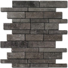 Мозаика 30x30 Apavisa Quartzstone Mosaico Sin Fin G-161 Deco Grafito Estructurado (черная)