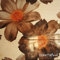 Плитка керамическая декор Paradyz Niki Brown PANEL FLOWER 3 x 20 x 60