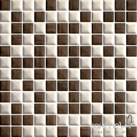 Плитка керамическая мозаика Paradyz Niki Beige/Brown MOZAIKA PRASOWANA MIX 29,8 x 29,8
