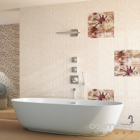 Плитка настенная Fanal Mosaico Crema глянцевая 25х50