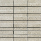 Мозаїка 30x30 Apavisa Limestone Mosaico 2,5x10 G-1688 Antique Gris Lappato (сіра, лаппато)