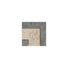 Плитка, фриз 8x8 Apavisa Stonetech Ceres Esquina G-79 Gris