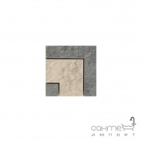 Плитка фриз 8x8 Apavisa Stonetech Ceres Esquina G-79 Gris