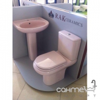 Унітаз-компакт із горизонтальним змивом Rak Ceramics Compact колір на вибір