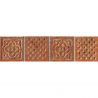 Плитка керамічна декор ABK Petraia -A2017.B LISTELLO SOFFIO ROSSO