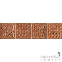 Плитка керамічна декор ABK Petraia -A2017.B LISTELLO SOFFIO ROSSO