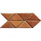 Плитка напольный декор ABK Petraia -A5017.H FRECCIA TRIANGOLI