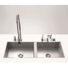 Кухонна мийка подвійна Dornbracht Water Units 38541000-86 Нержавіюча Сталь Оксамитова