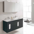Комплект мебели для ванной комнаты Royo Group Bannio Swift 120 Set 7 белый