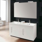 Комплект мебели для ванной комнаты Royo Group Bannio Swift 120 Set 8 белый
