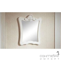 Зеркало для ванной комнаты Estandar Versailles 85 см белый, серебро