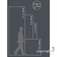 Плитка 100х100 Cerdisa Dolmen Levitas T5,6 Bianco Lapp Rett 45807 (біла, лаппатована)