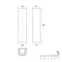 П'єдестал Colombo S23700000