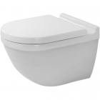 Унитаз подвесной 4.5L Rimless Duravit Starck 3 2527090000 с сиденьем soft-close 63890000