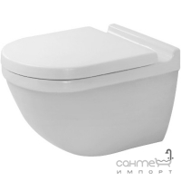 Унитаз подвесной 4.5L Rimless Duravit Starck 3 2527090000 с сиденьем soft-close 63890000