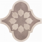 Плитка для підлоги, декор 26,5x26,5 Equipe Curvytile Factory Blume Taupe 21338