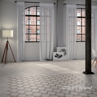 Плитка для підлоги 26,5x26,5 Equipe Curvytile Factory White 21332 (біла)