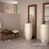 Плитка для підлоги, декор 26,5x26,5 Equipe Curvytile Factory Blume Cream 21337