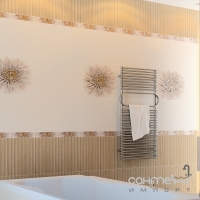 Настінна плитка декор 25х40 Golden Tile Зебрано Beige, арт. К61301