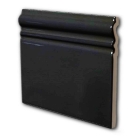 Настінна плитка, бордюр 15x15 Equipe Evolution Skirting Negro Brillo 21020 (чорна, глянсова)