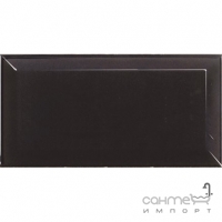 Плитка настінна 10x20 Equipe Metro Black Matte 20124 (чорна, матова)