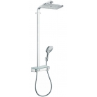 Термостат для душу з душовою колоною та верхнім душем Hansgrohe Raindance Select E 27287400 білий/хром