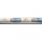 Плитка настенная бордюр Serenissima FUEL LISTELLO GRAPPOLI BLU 3x20