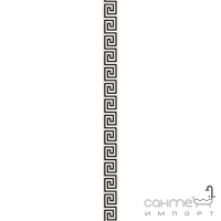 Плитка керамическая фриз Emil Ceramica VENISE GREC LAIT/NOIR 92250RD