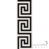 Плитка керамическая декор Emil Ceramica VENISE GREC LAIT/NOIR 51250RD