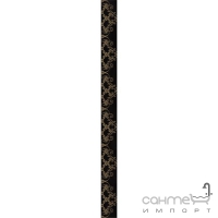 Плитка керамическая фриз Emil Ceramica VENISE CAGE DOREE NOIR 92259RB