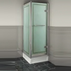 Розстібні двері, які складаються, з боковою стіною Devon&Devon Savoy XX/70 (скло прозоре, профіль хром, права)