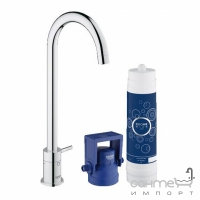 Электронный фильтр для воды с изливом Grohe Blue Pure pillar tap 31301001 хром