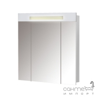 Зеркальный шкафчик с подсветкой Мойдодыр Париж ЗШ-80 (белый)