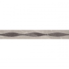Плитка керамічна декор Opoczno ARIGATO графіт фриз 8X59,8