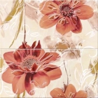 Керамічна плитка Opoczno LAZIO б'янко декор квіти 58,3X59,3