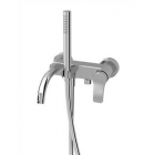 Змішувач для ванни з душовим гарнітуром Fantini AL/23 Lissoni 26 02 B015 Хром