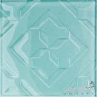 Керамічна плитка Opoczno CUBAN CUBE світло-синій декор 20X20