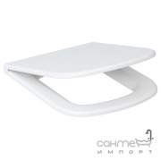 Сидіння з кришкою для унітазу Cersanit Colour Soft-Close, біле