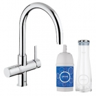 Смеситель однорычажный для мойки, стартовый комплект GROHE Blue 33249000