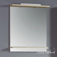 Зеркало с подсветкой о полочкой Imprese Vera (светлый ясень)