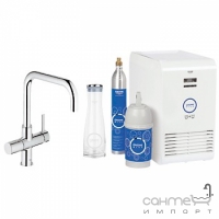 Смеситель для мойки, стартовый комплект GROHE Blue Chilled and Sparkling 31324000