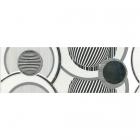 Плитка керамічна Інтеркерам FLUID бордюр широкий білий БШ 15 061-1
