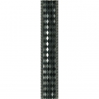 Плитка керамическая Интеркерама RUNE бордюр вертикальный чёрный БВ 31 082